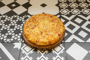 Spanish potato omelette