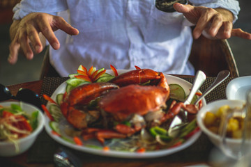 lobster meal in havelock andaman india