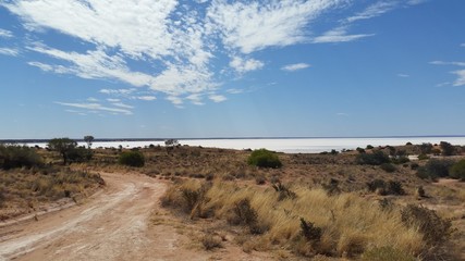オーストラリアの塩湖