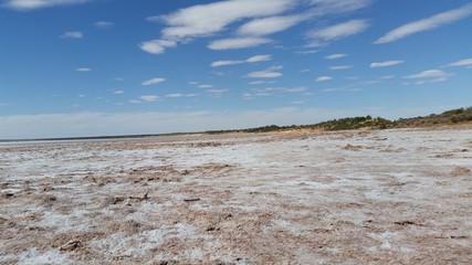 オーストラリアの塩湖
