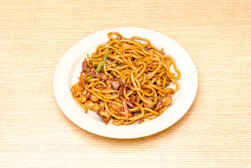 Beef dish with peppers