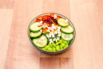 Image of salad with fresh ingredients