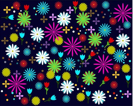 pattern with flowers