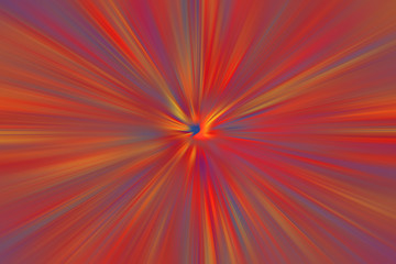 An abstract psychedelic motion blur burst background image.