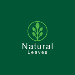 Nature Leaf Logo Design Vector. Modern Flower Symbol and Natural Lotus emblem icon for company.