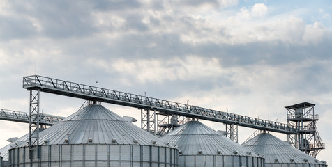 grain elevator and silo