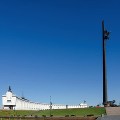 Victory museum and Victory monument. Victory park, Moscow..