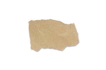 Obraz premium torn paper isolated on white background with clipping path.