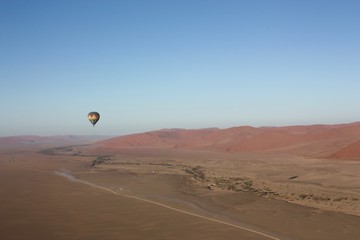 Vol en Montgolfière Désert du Namib Sossusvlei Namibie