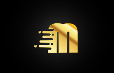 M letter logo icon for business and company