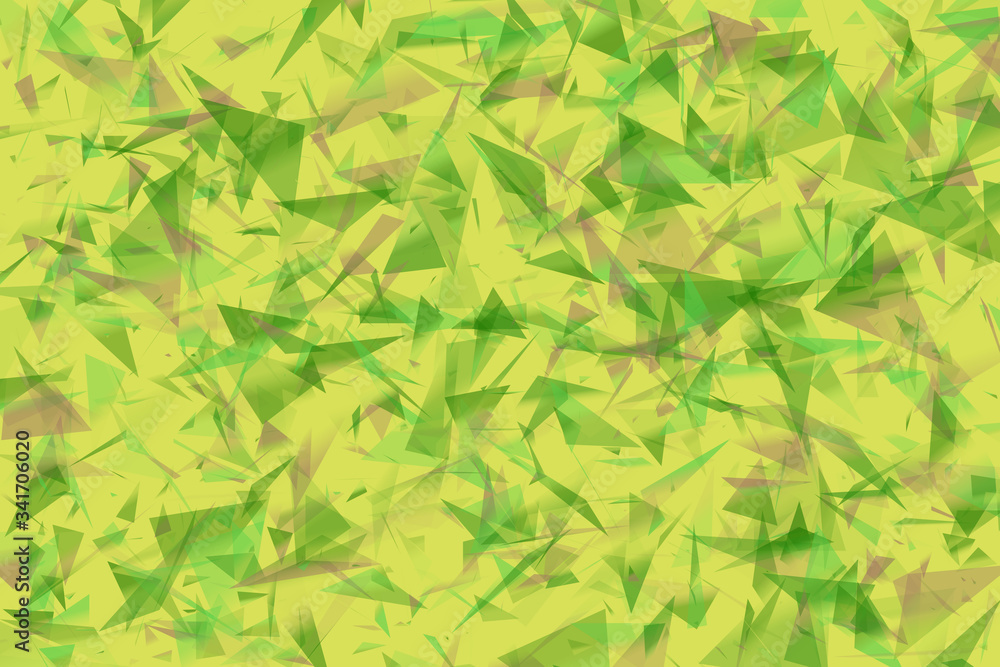 Poster geometrical random triangle particle web page background - chaotic vector graphic design from triang
