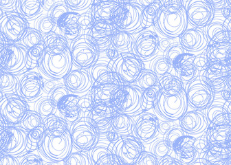children is  pattern with blue circles not regular, drawn in the style of Scrabble