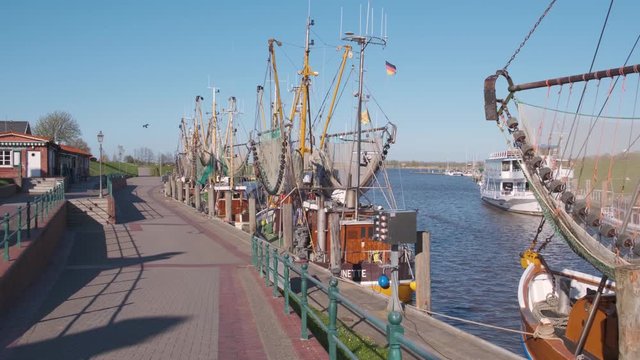 Kutter im Hafen von Greetsiel