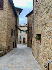 Val d'Orcia, Monticchiello, Toscana, Itália