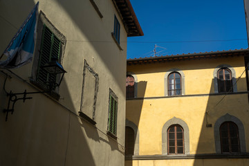 Fototapeta na wymiar Bibbiena, historic city in the Arezzo province