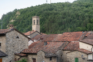 Fototapeta na wymiar Historic town of Bagno di Romagna, Italy
