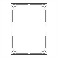image, decorative ornamental frame, original design