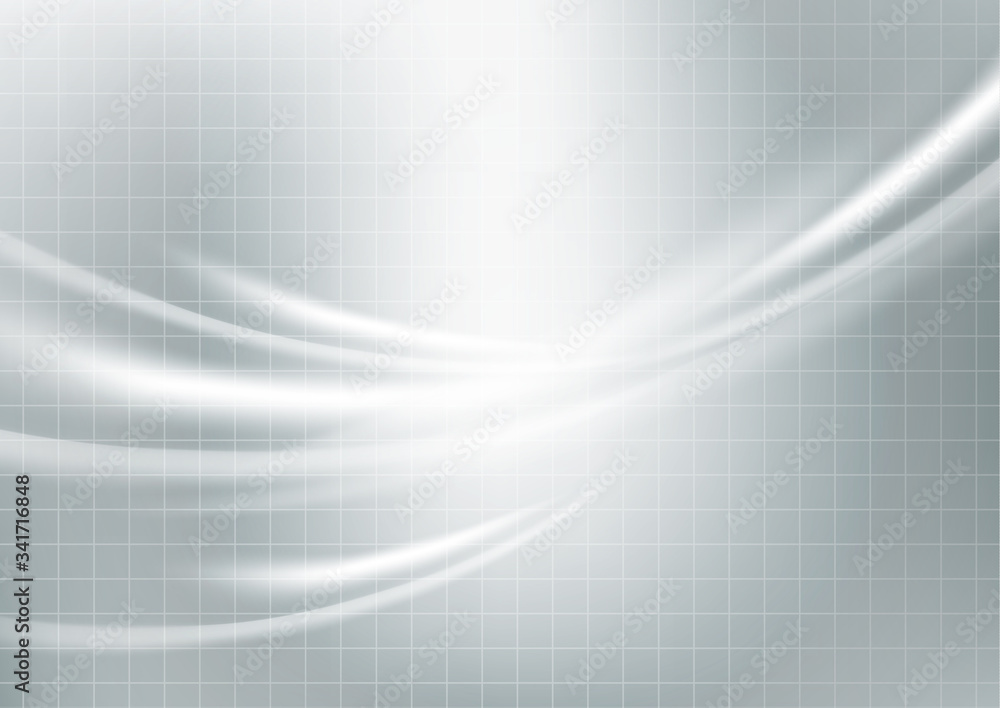 Poster square grid, waves, highlights. abstract tech background for presentation or web banner template. ve
