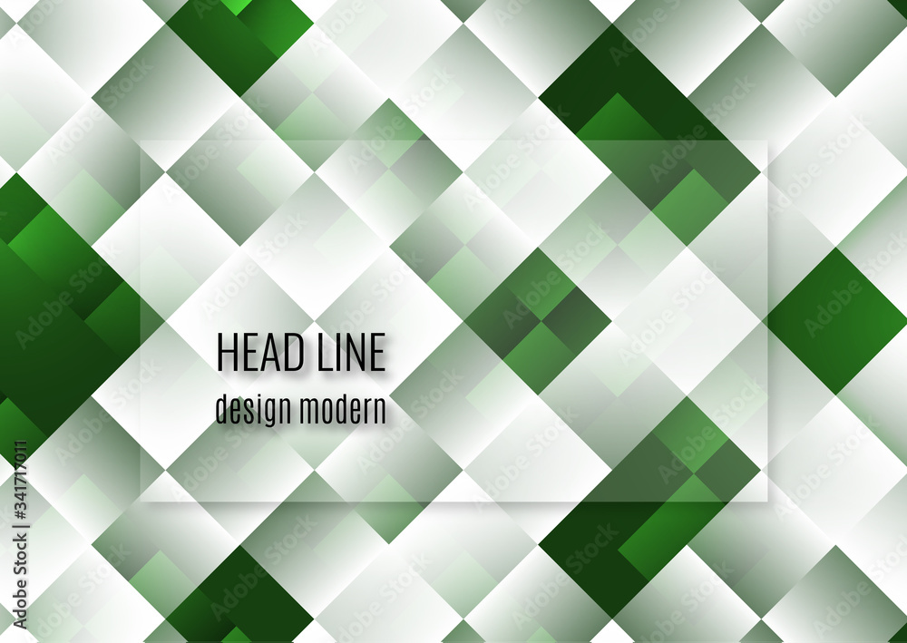 Poster tech abstract geometric background. overlapping squares. corporate design. vector