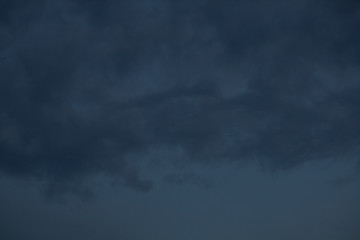 Fototapeta na wymiar Background of dark sky and cloud before rain
