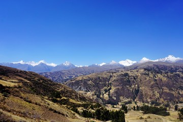What a beautiful at the snow capped mountains of la cordillera blanca
