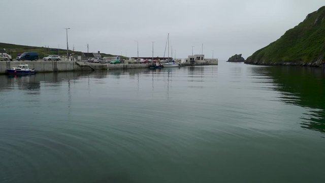 boats in the harbor