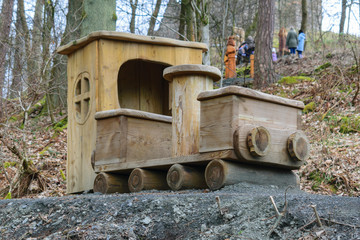 wooden train