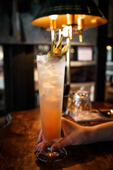 cocktail in bar
