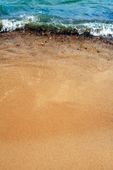 Fototapeta na wymiar sandy summer beach