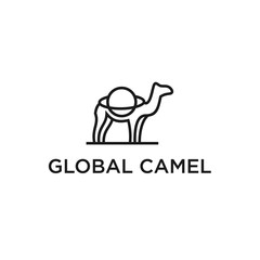 camel logo vector icon designs