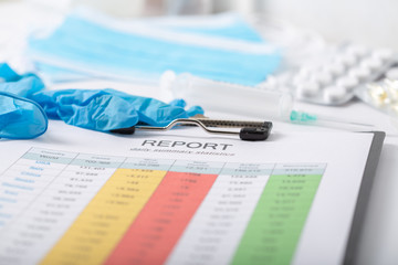 Report on the number of patients on the doctors table.