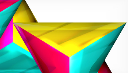 Triangle geometric vector abstract background
