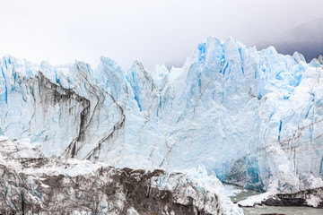 The Perito Moreno Glacier view. It is is a glacier located in the Los Glaciares National Park in Patagonia, Argentina.