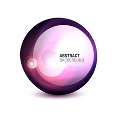 Circle button or banner for text design template. Abstract background or button concept