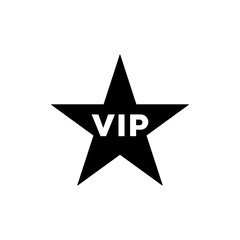 Obraz premium VIP icon, isolated logo on a white background