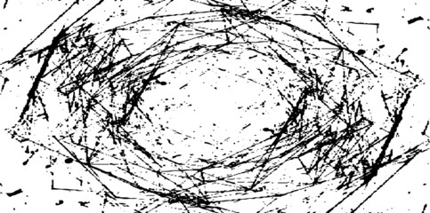 Scratched Grunge Urban Background Texture Vector. Dust Overlay Distress Grainy Grungy Effect. Distressed Backdrop Vector Illustration. Isolated Black on White Background. EPS 10.