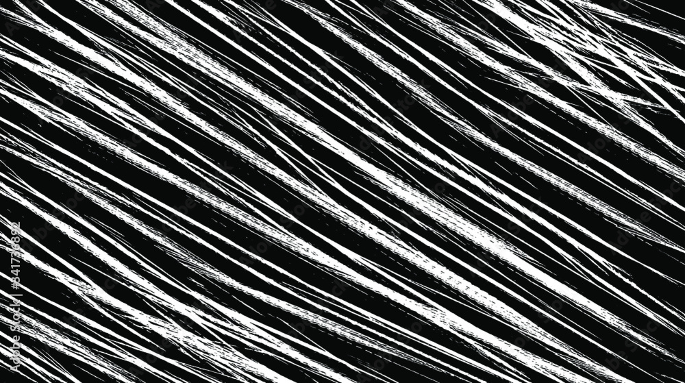 Poster Vector brush sroke texture. Distressed uneven grunge background. Abstract distressed vector illustration. Overlay over any design to create interesting effect and depth. Black isolated on white. EPS10