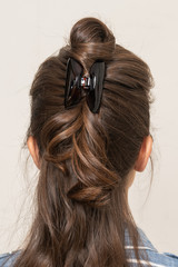 Fototapeta premium Model With Hair Clips