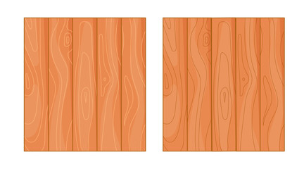 wood texture. Isolated vector illustration of wooden planks on white. modern cartoon style. template for background or wallpaper