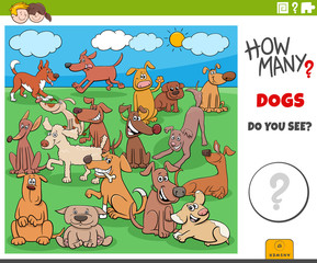 how many dogs educational game for children