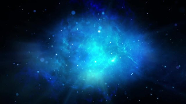 galaxy space background loop animation