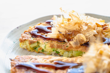 ねぎのお好み焼き