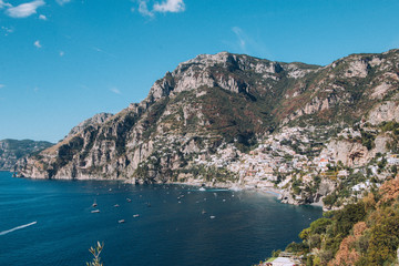 Positano Amalfi coast Sorrento costa panorama summer