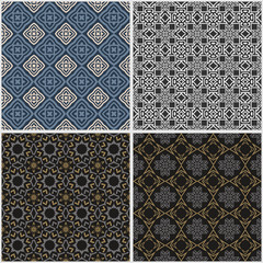 Wallpaper backgrounds texture, modern geometric pattern, vector image