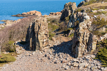 Hovs Hallar Nature Reserve with rocky landscape ends abruptly by the sea and is a very popular tourist attraction. Located 10 km away from Torekov and 14 km from Bastad in Sweden.
