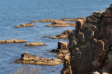 Hovs Hallar Nature Reserve with rocky landscape ends abruptly by the sea and is a very popular tourist attraction. Located 10 km away from Torekov and 14 km from Bastad in Sweden.