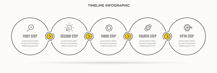 Vector infographic template