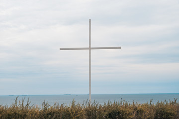 cross on a hill