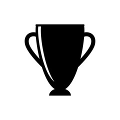 Winner's cup icon. Championship award, trophy sign. Line design.