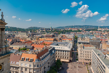 Naklejka na ściany i meble city of Budapest in Hungary